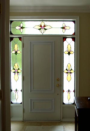 stained glass entrance